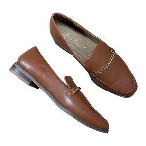 Gloria Vanderbilt Brown Loafers - Women’s Slip-On Shoes- US Size 6 - EUC